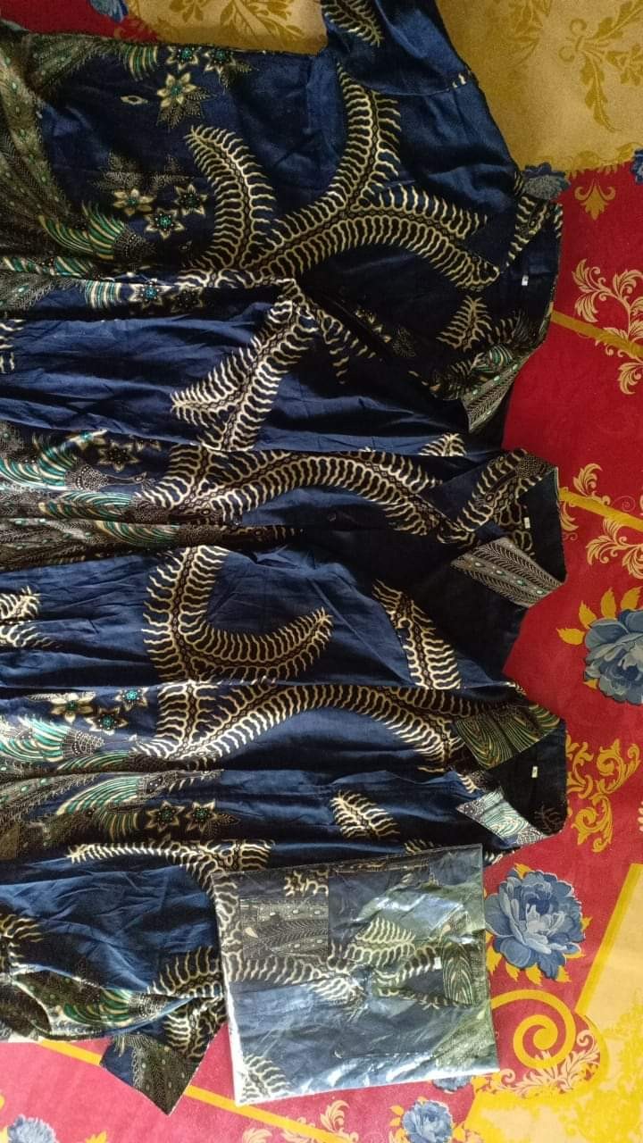 Kemeja Batik Pria Lengan Panjang Exclusive Kemeja Batik Cowok Kerja Kantoran Acara Pernikahan Batik