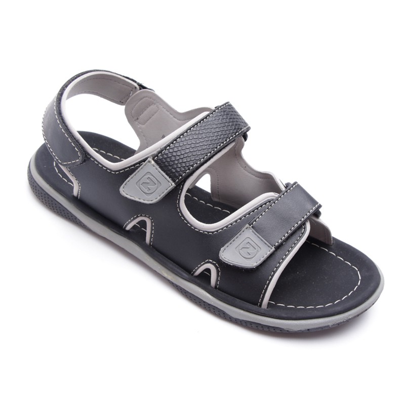 NECKERMANN SANDAL  PRIA  BOSTON 203 BLACK Shopee Indonesia