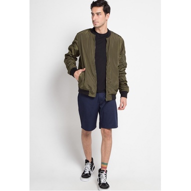 Tolliver Mens Basic Bomber Jacket