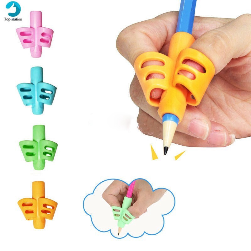 【COD Tangding】Children 3-finger Pen Grip Holder Pencil Writing Posture Correction Tool