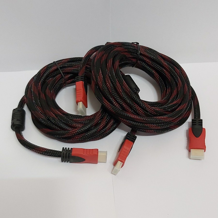 KABEL HDMI JARING 1080P V1.4 3D 5 Meter / HDMI 5METER / KABEL HDMI UNTUK TV MONITOR 5METER/ KABEL HDMI JARING BAGUS ULTRA HD 5 METER