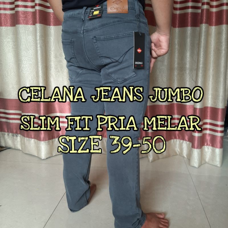 Celana Softjeans Jumbo Slim Fit Melar Size 39-50