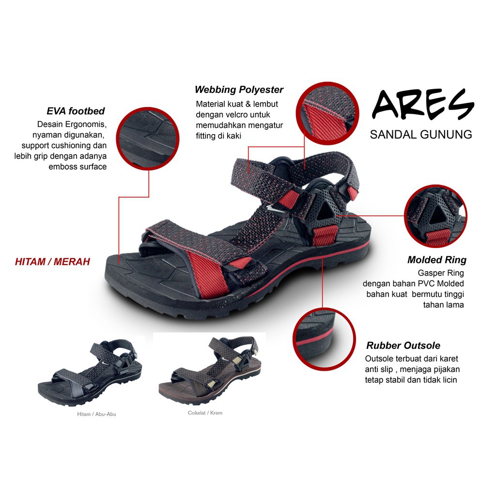 JLL13E Sandal Eagle  Ares – Sandal Gunung
