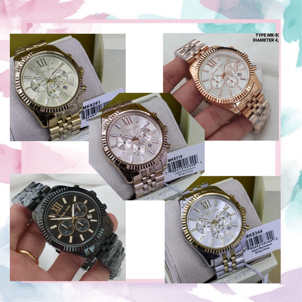 JAM TANGAN MEWAH pria MK 8344,MK 8319,MK 8313,MK 8281,MK 8603 ORIGINAL
