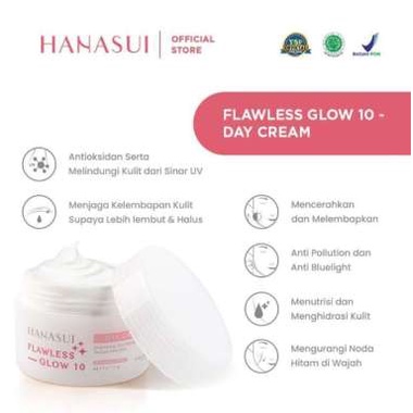 Hanasui Flawless Glow 10 Set Treatment 4in1 Free Pouch - Paket Perawatan Wajah