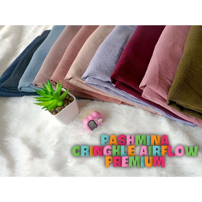 pashmina Crinkle Airflow Premium