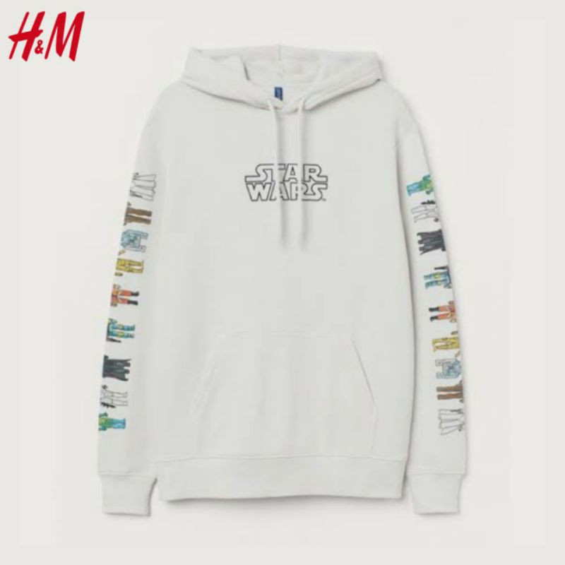 

HODDIE H&M | HODDIE STARWARS WHITE ORIGINAL HNM| FREE PAPERBAG