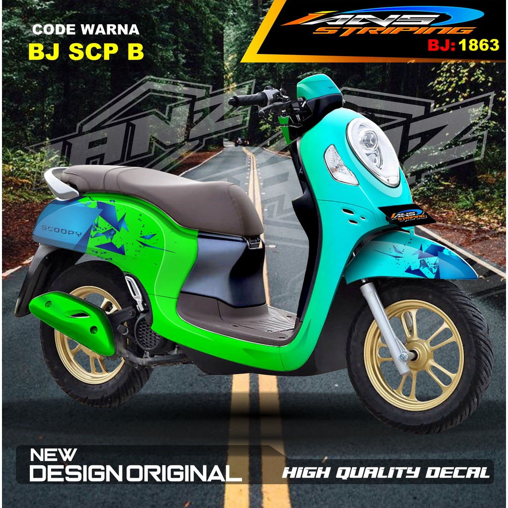 STICKER FULL BODY SCOOPY / STICKER ALL NEW SCOOPY / STIKER FULL BODY SCOOPY TERMURAH / STIKER MOTOR SCOOPY / STIKER MOTOR