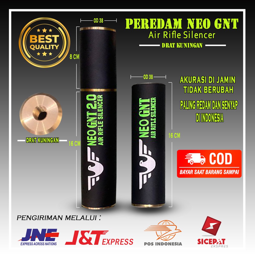 Peredam Neo Gnt OD 38 Super Senyap