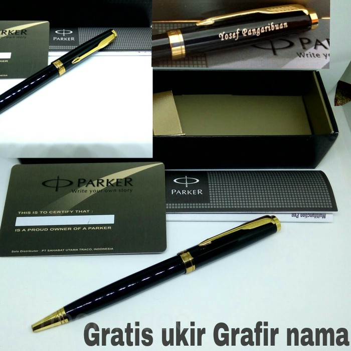 

pulpen parker sonnet gratis ukir grafir nama