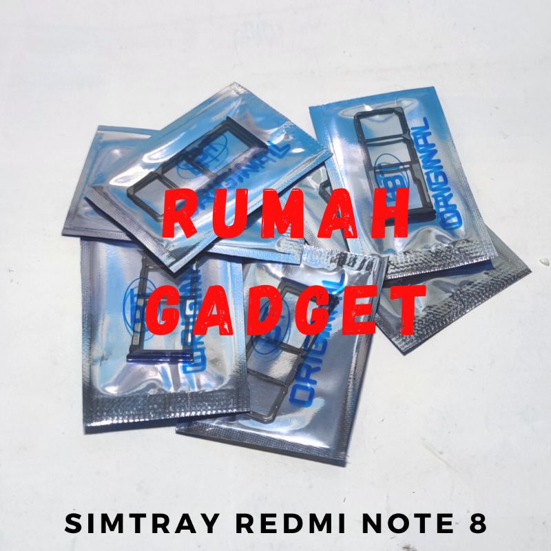 SIMTRAY SIMLOCK TEMPAT KARTU SIM REDMI NOTE 8