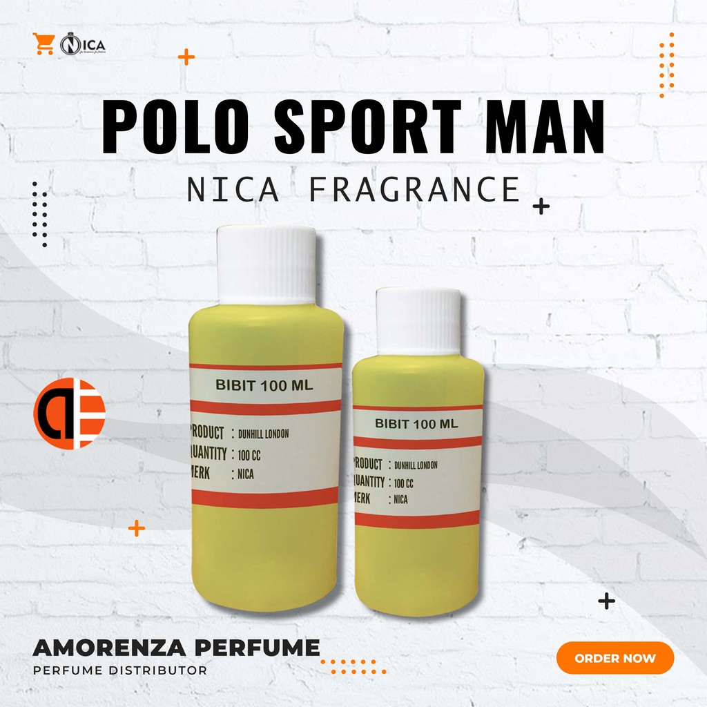 BIBIT PARFUM MURNI POLO SPORT MAN - CASHEW NICA FRAGRANCE 100 ML