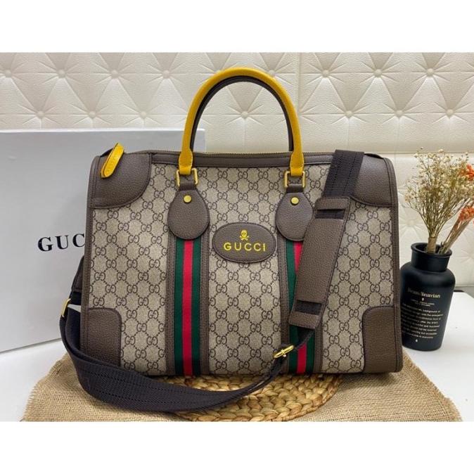 TERLARIS GUCCI DUFFLE TRAVEL BAG FREE BOX DSG531ESG