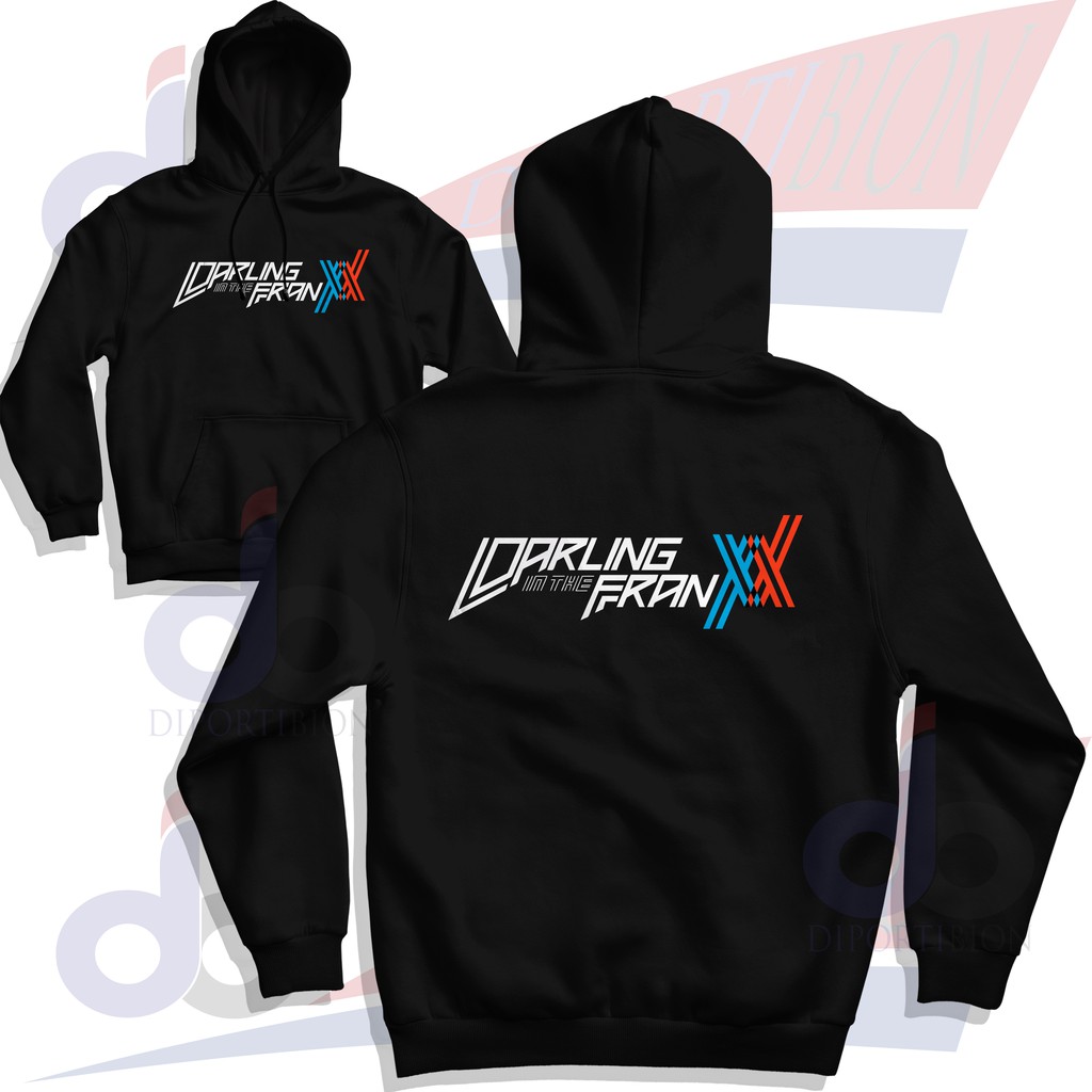 HOODIE JUMPER ANIME DARLING IN THE FRANXX LOGO / DARLING IN THE FRANXX HOODIE JUMPER
