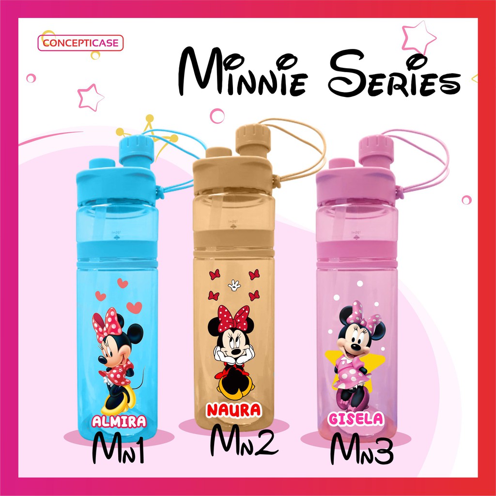 BOTOL MINUM ANAK CUSTOM PRINT UV (BUKAN STICKER) MOTIF 2