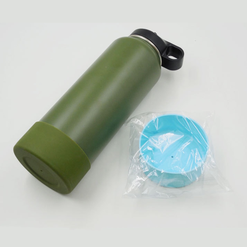 Cover Pelindung Botol Air Mulut Lebar Bahan Silikon Anti Slip BPA Free 32oz Dan 40oz