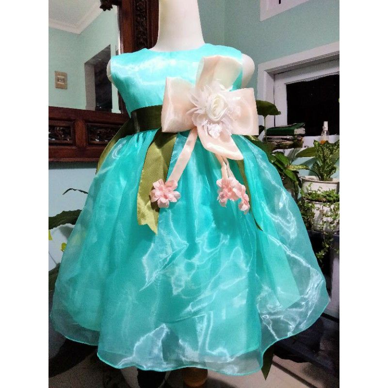 Dress pesta anak/Baju ulang tahun anak gaun anak 1-3 tahun baju pesta anak perempuan