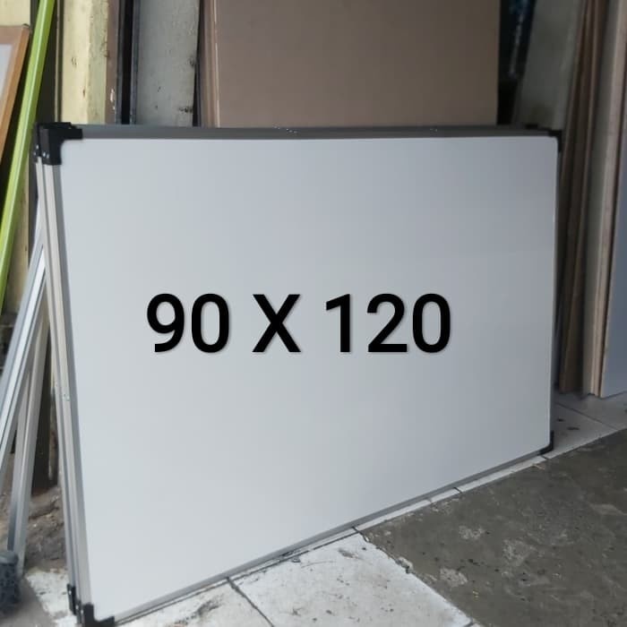 

Whiteboard gantung 90 x 120 cm papan tulis 90x120 cm promo