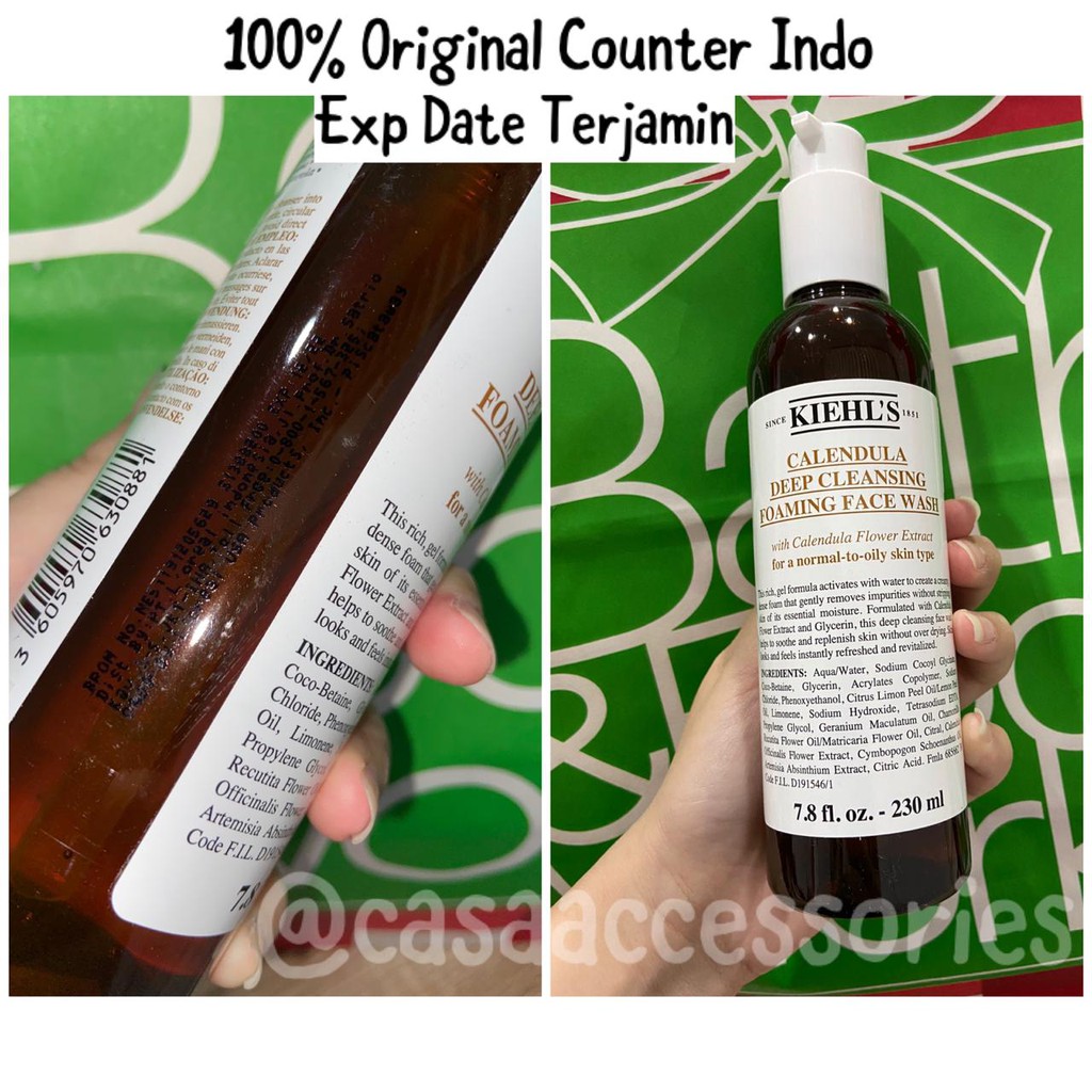 Kiehl's KIEHLS 230ML Calendula Deep Cleansing Foaming Face Wash/Sensitive Oily / KHIELS