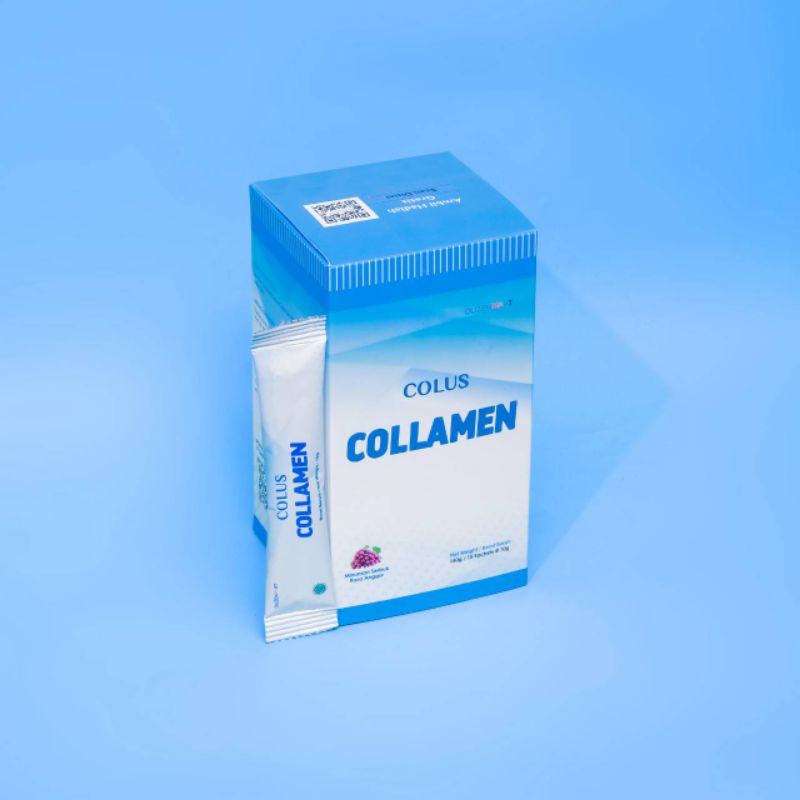 Colus Collamen 2 kotak  (krmasan terbaru ) (Pemutih kulit Pria)