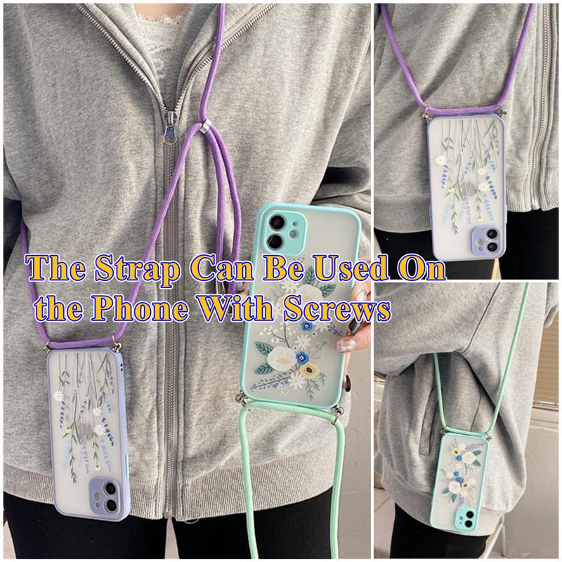 1PC Colorful Mobile Phone Lanyard Strap Cord Strap Neck lanyard