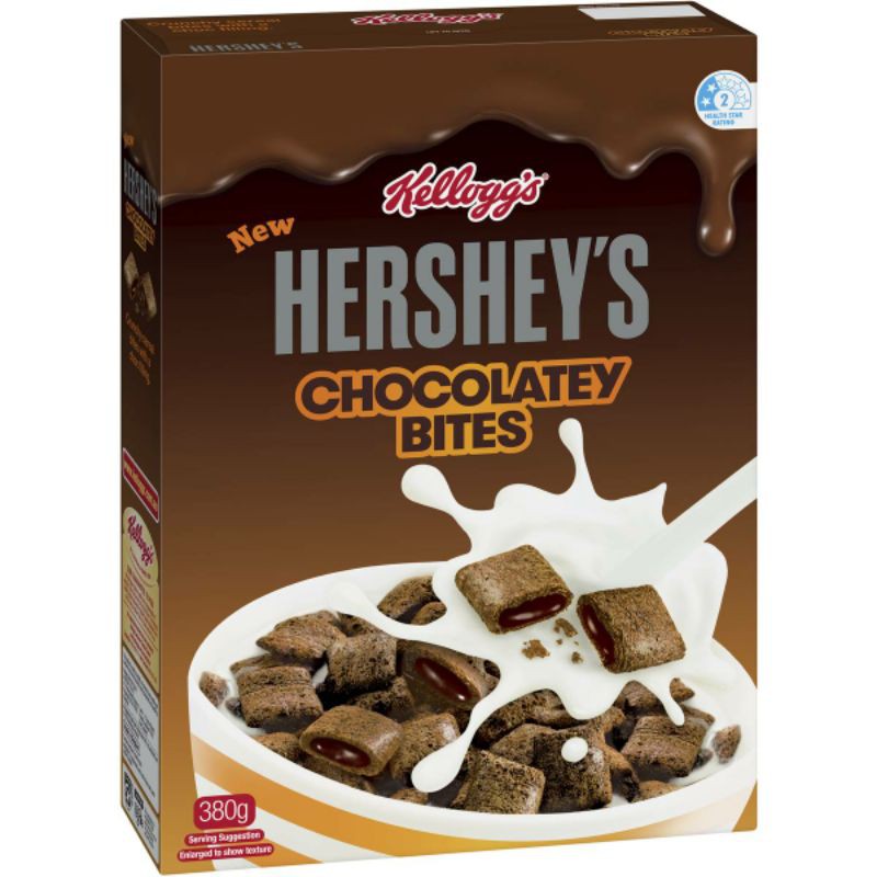 Kellogg's Hershey's Chocolatey Bites Cereal 380g

