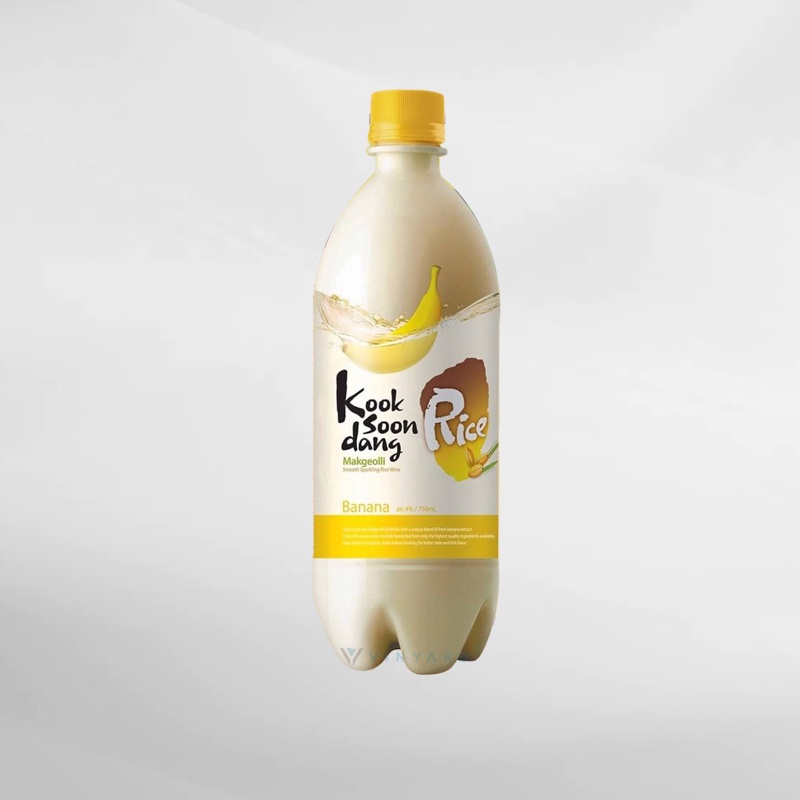 KookSoonDang Makgeolli Banana 750 ml ( Original &amp; Resmi by Vinyard )