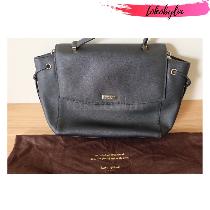 TAS KATE SPADE WANITA HITAM ORIGINAL | KATE SPADE SHOULDER BAG BLACK