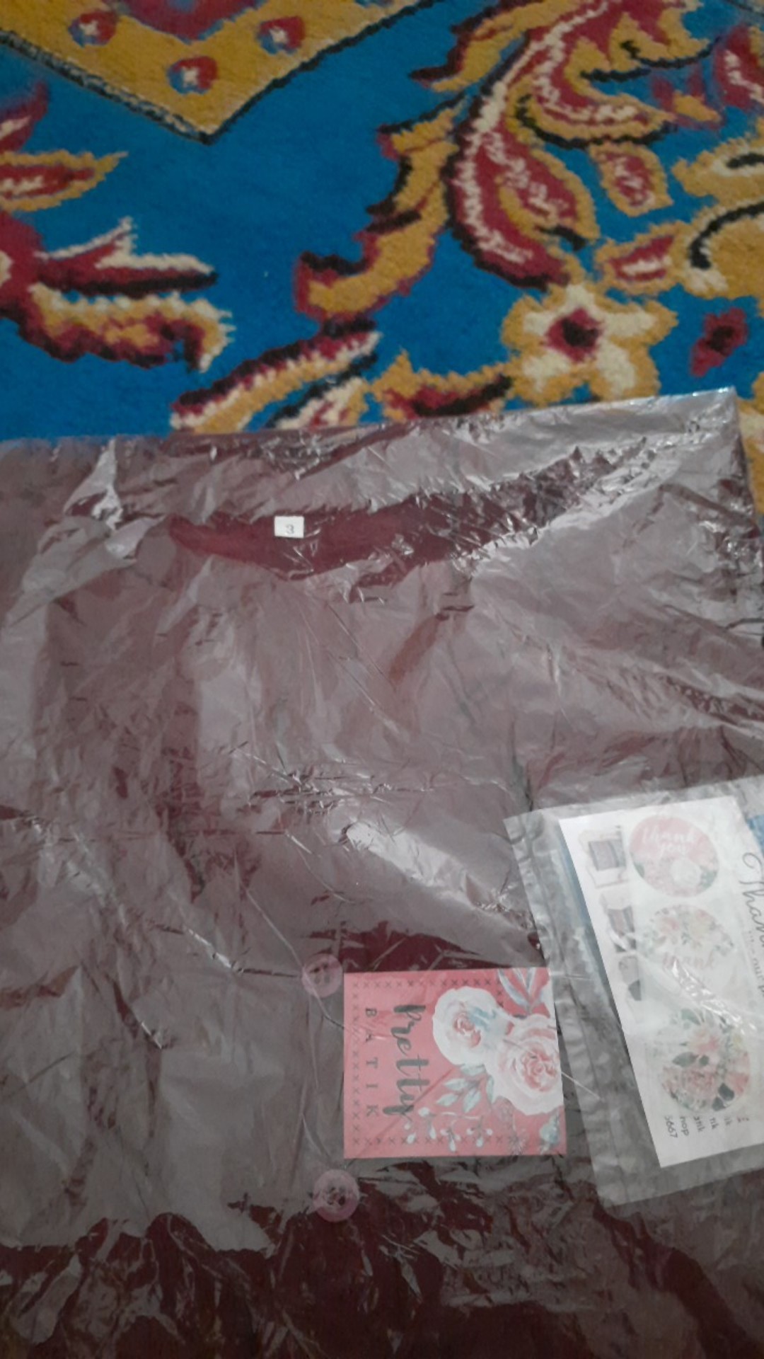 Pretty Batik Anya Kemeja Tunik Lengan Panjang Hijab Style Ukuran M S/d 6l (big Size Jumbo)