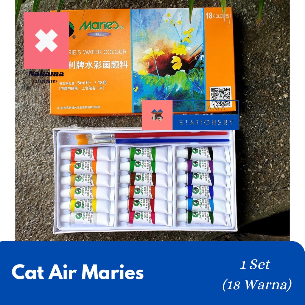 

Cat Air Maries Water Color 18 Warna 5 ml E1327