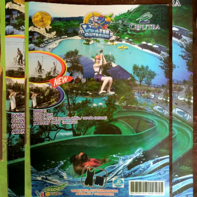 25 Pcs Tiket Masuk The Taman Dayu Water Outbond Pasuruan Jatim