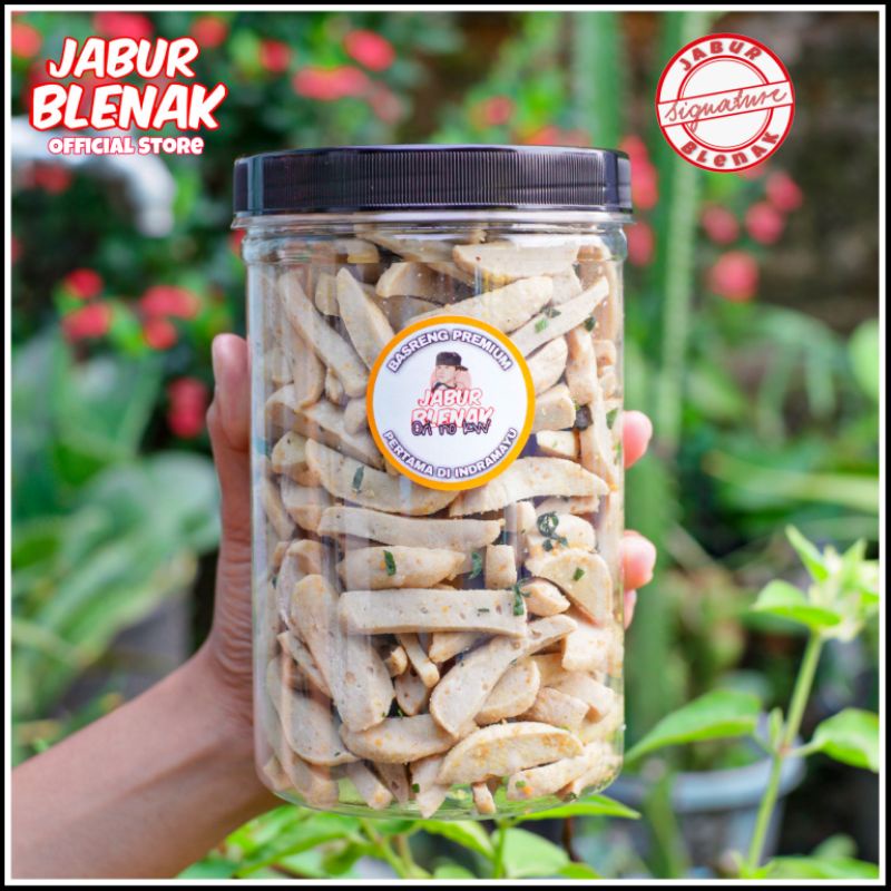 Basreng stik Bumbu Basah Daun jeruk/Basreng pedas 300 gram premium viral jajanan murah-5