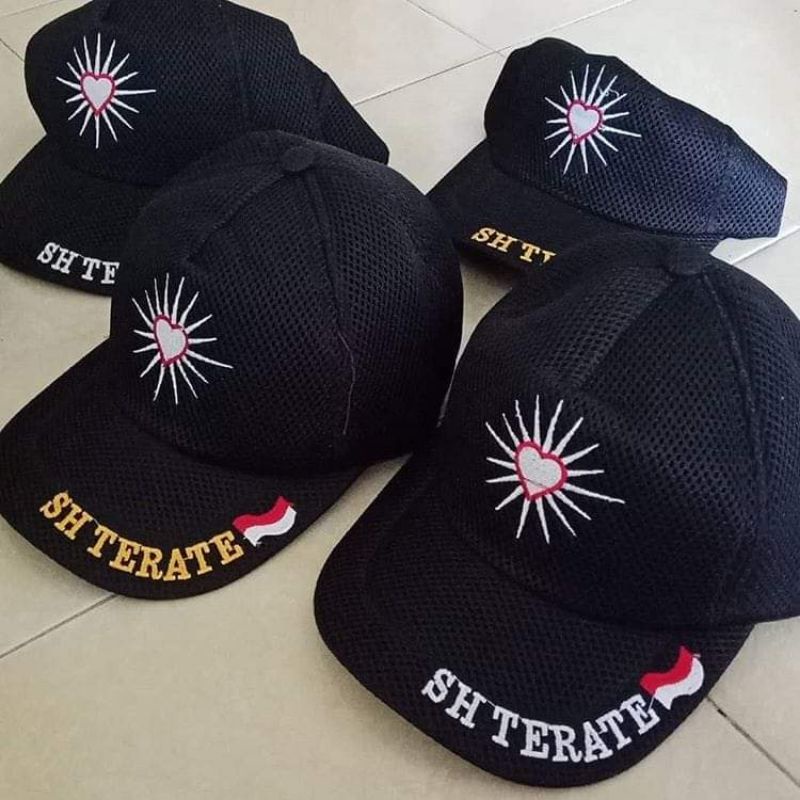 Topi PSHT Topi SH Terate Motif Topi Sablon Terbaru Aksesoris rambut Fashion pria wanita