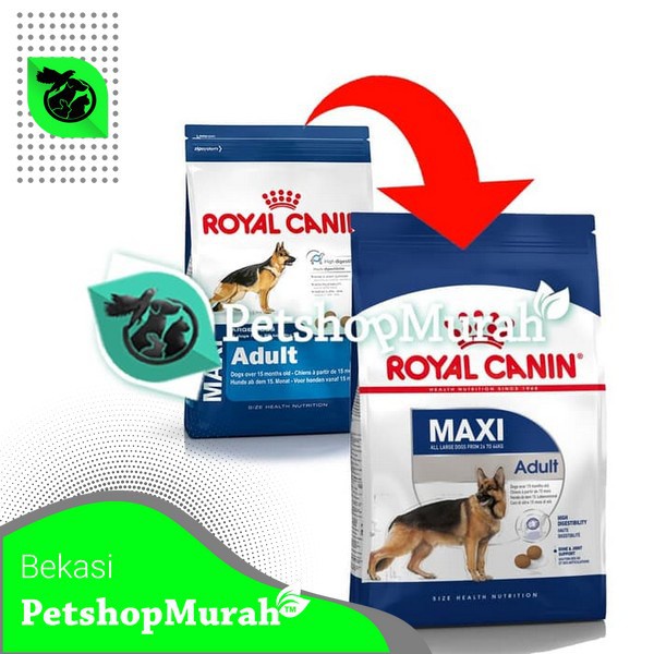 Makanan Anjing Royal Canin Maxi Adult 4 Kg Dog Food Ras Besar Fresh Pack