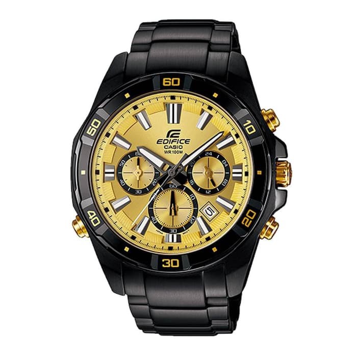 Casio EDIFICE EFR-534BK-9AVDF - Jam Tangan Pria - Hitam