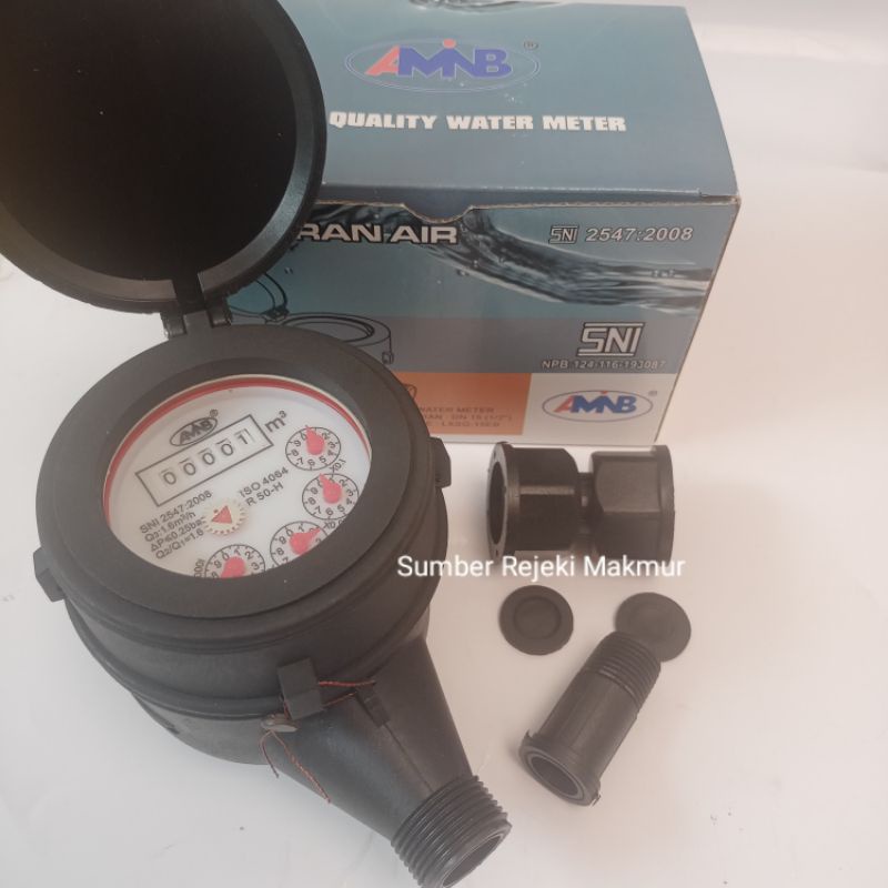 Meteran Air PVC SNI  | Meteran PAM PDAM  Flow Meter MIAMI/CHETI