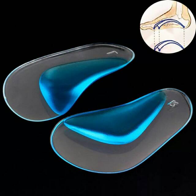 ARCH SUPPORT INSOLE UNTUK FLAT FOOT / SILICONE / SILIKON / Insole Flat Foot Insole Kaki Datar