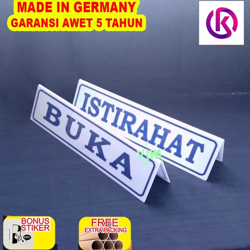 

Terlaris Acrylic BUKA / ISTIRAHAT (29x75cm)