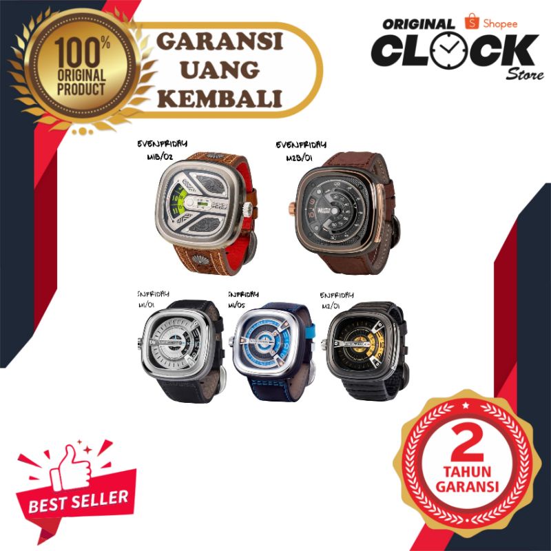 JAM TANGAN PRIA WANITA | RANTAI | KULIT | KARET | MURAH | pria sevenfriday M series automatic NFC ak