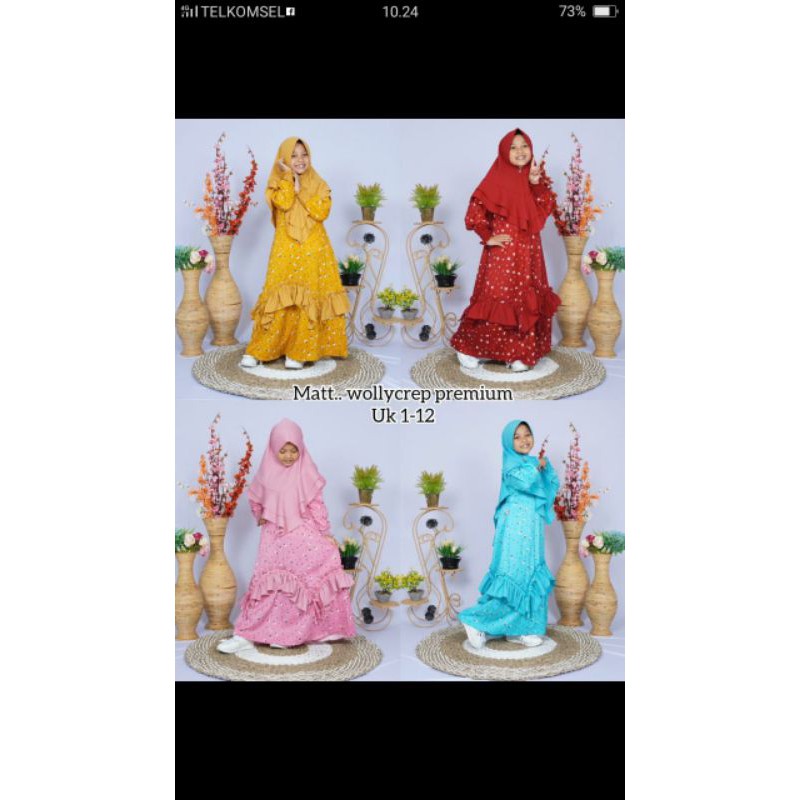 grosir gamis Anak syar'i