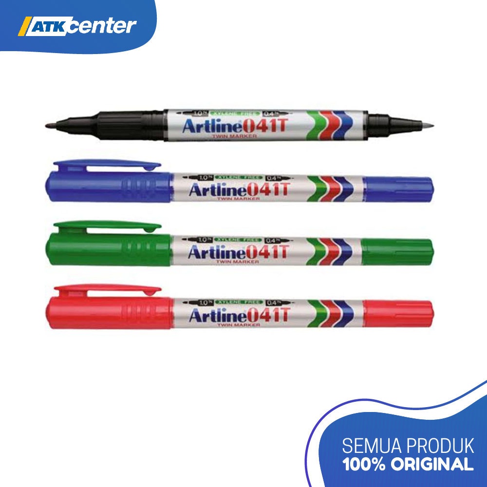 

Spidol Kecil Artline TWIN Permanent Marker EK-041T - Anti Air