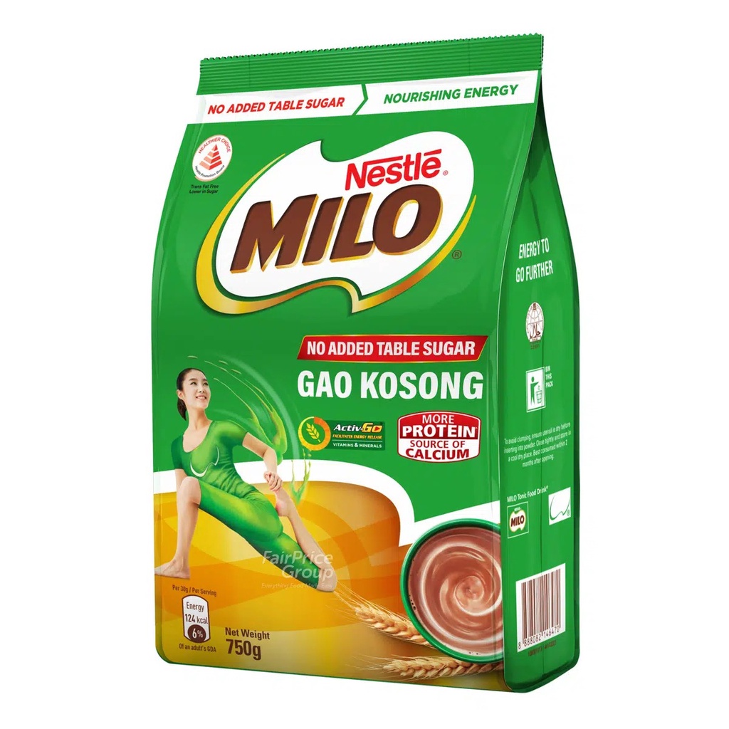 

Milo Gao Kosong Instant Chocolate Malt Drink Powder Milo Singapore