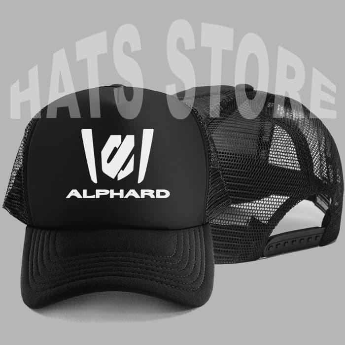Topi trucker Logo Mobil Alphard
