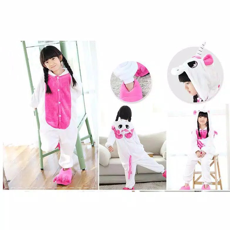 Pink Unicorn Costume - Jumper Anak Bayi / Kostum Baju My Little Pony