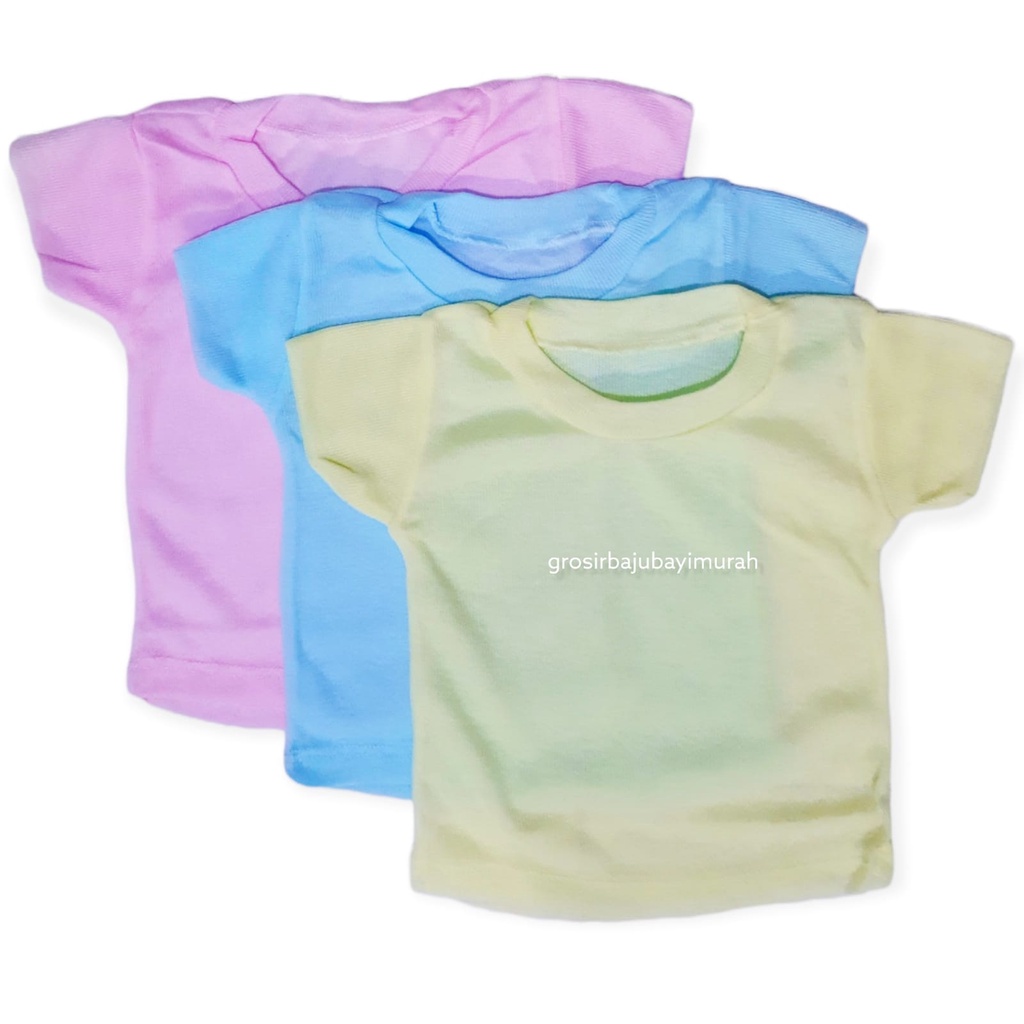 3 PCS kaos anak JESS POLOS size L