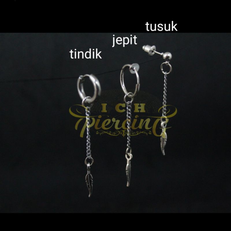 Anting jepit dan tindik pria wanita style korea