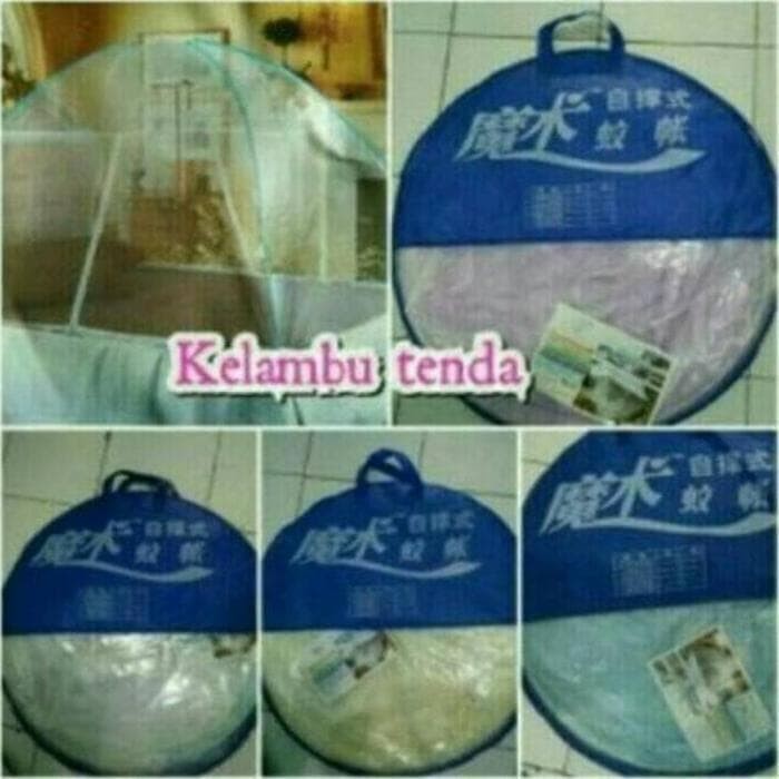 [COD] KELAMBU BUTERFLY TENDA LIPAT AJAIB ANTI NYAMUK UK 180X200