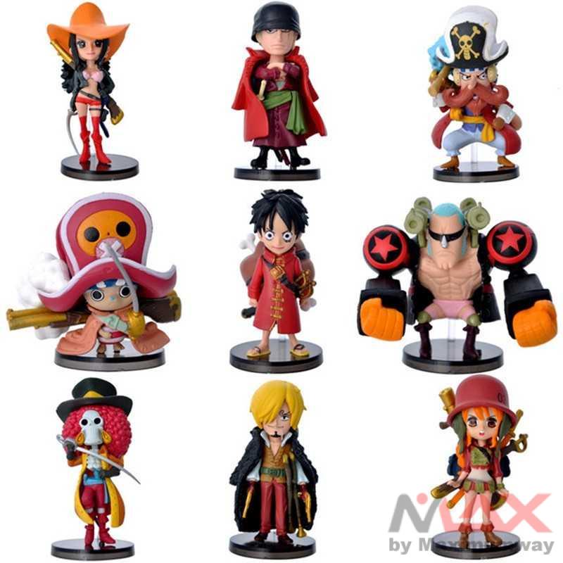 Action Figure One Piece 9 PCS