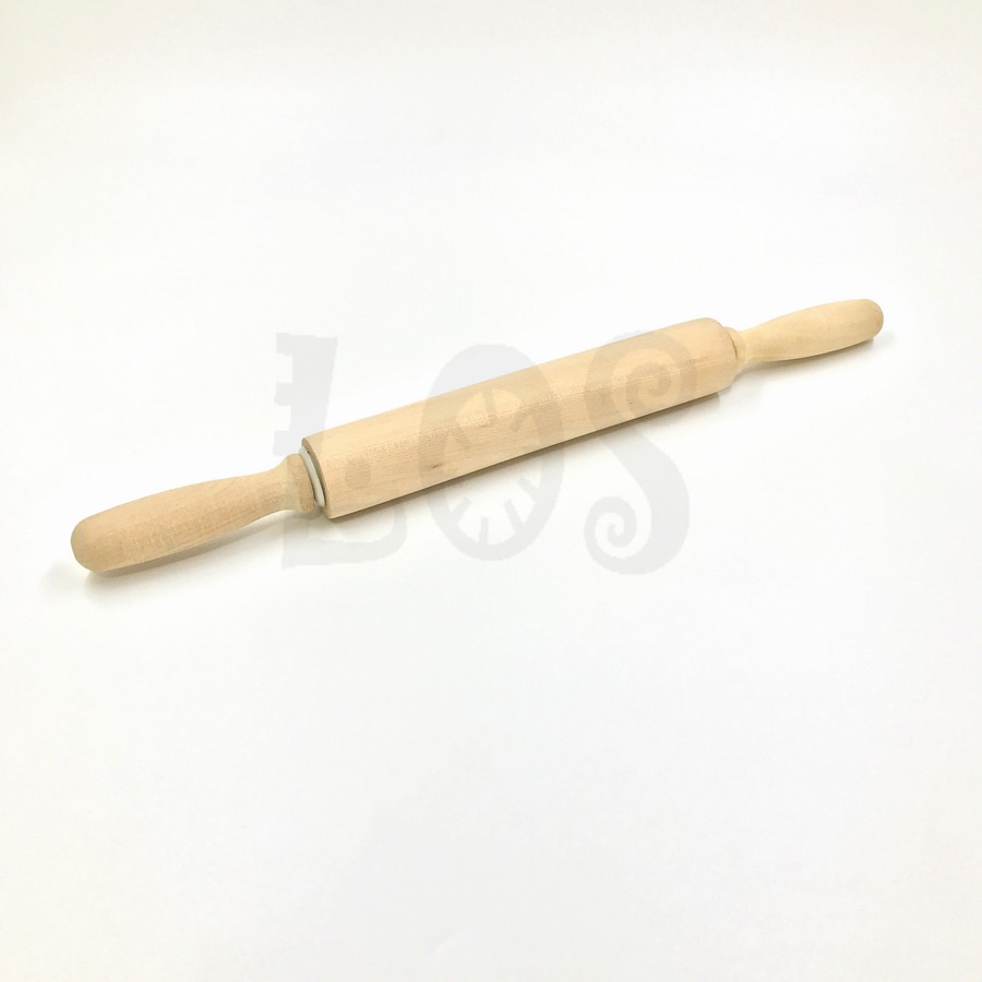 Penggiling Adonan - Wooden Dough-rolling Pin Bambu 43cm (00280.00006)