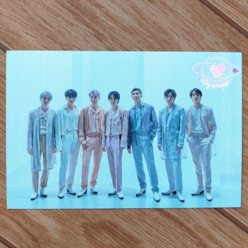 OFFICIAL RANDOM POSCARD POSCA BTS OT7 STANDARD STD || ALBUM PROOF VER STANDARD || COMPACT || NAMJOON
